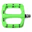 HT PA-03A Glass Reinforced Nylon Platform Cr-Mo Axles Replaceable Pin Pedals in Green
