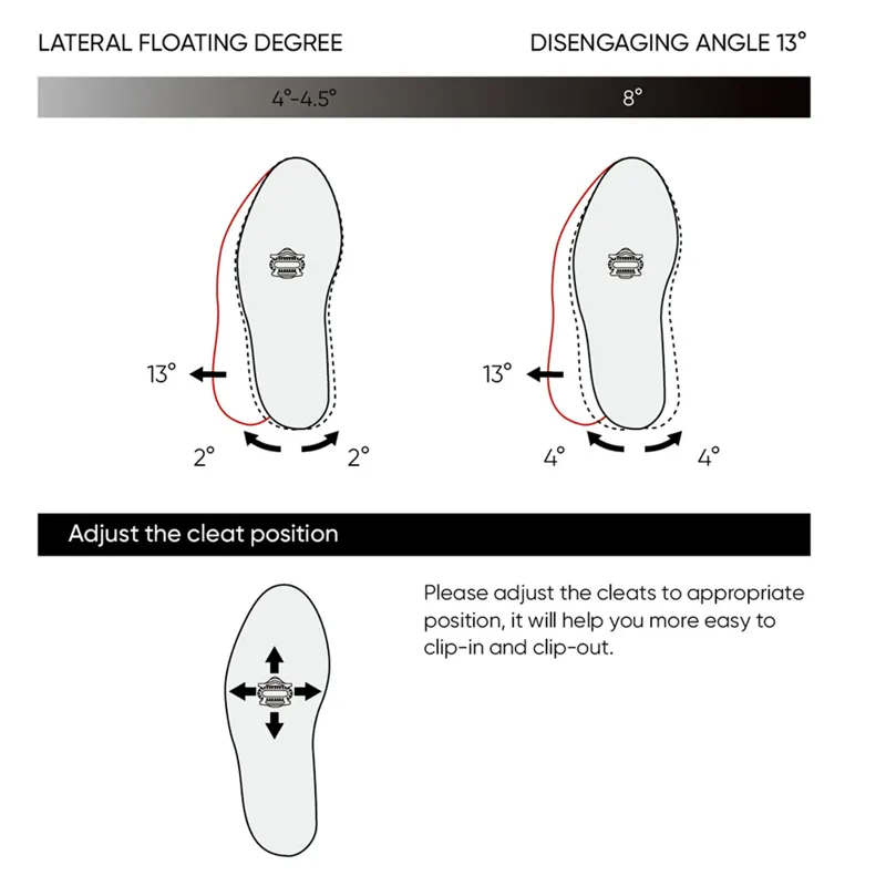 HT T-2 Trail Clipless Alloy Body Sealed Bearing Cr-Mo Axles Inc. X1 Cleats Pedals in Steal-3