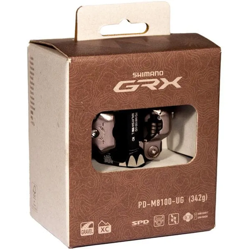 Shimano PD-M8100-UG GRX SPD Pedal in Black-5