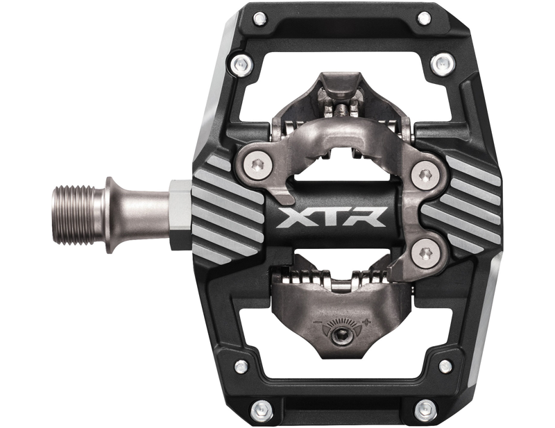 Shimano PD-M9220 XTR trail wide platform pedals in Black-3