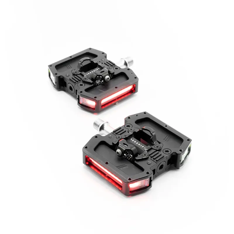 Arclight Pro Clipless Pedals SPD Compatible With Adjustable LEDs