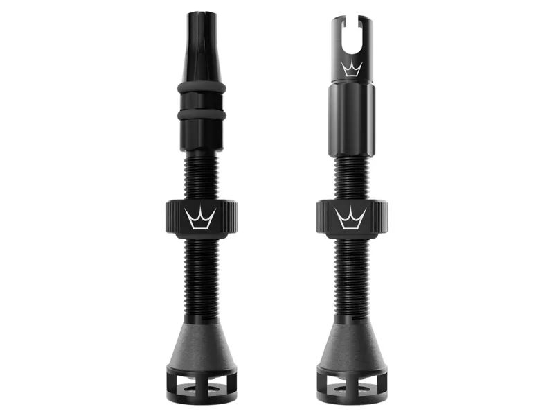 Peaty's Holeshot Fast Flow Tubeless Valves 42mm in Black