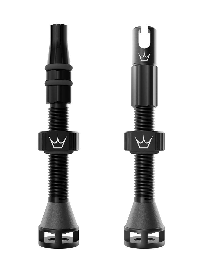 Peaty's Holeshot Fast Flow Tubeless Valves 42mm in Black