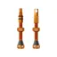 Peaty's Holeshot Fast Flow Tubeless Valves 42mm in Mango