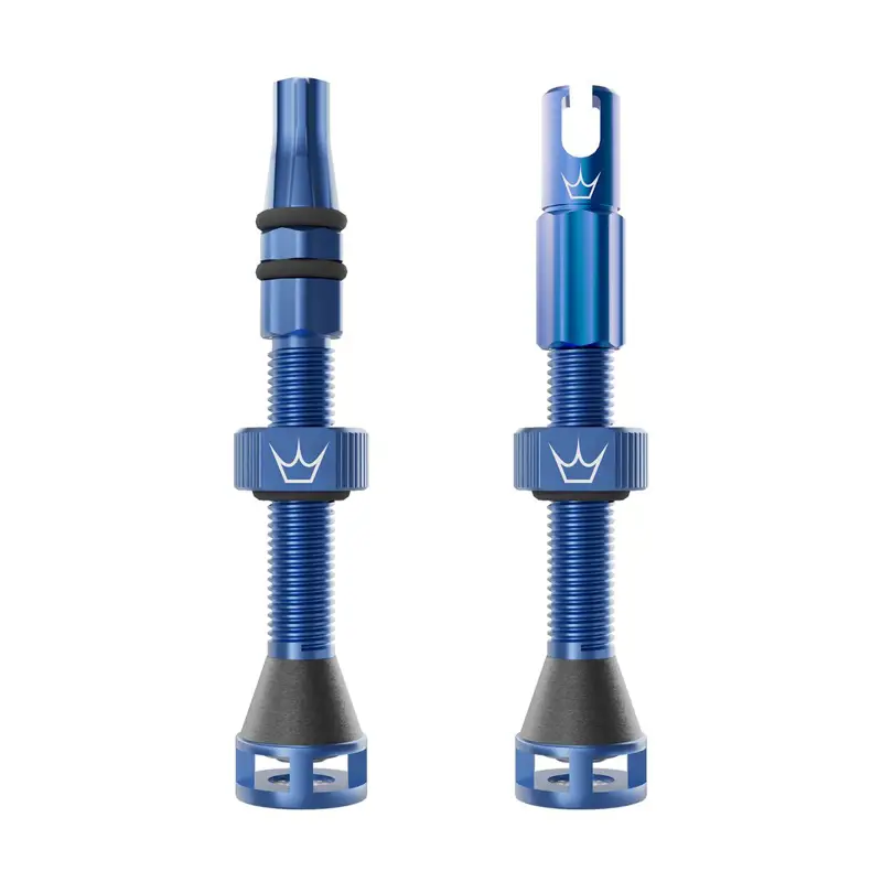 Balfes Bikes Peaty's Holeshot Fast Flow Tubeless Valves 42mm in Navy | Free postage over £30, £10 off first order, price match & 0% finance.