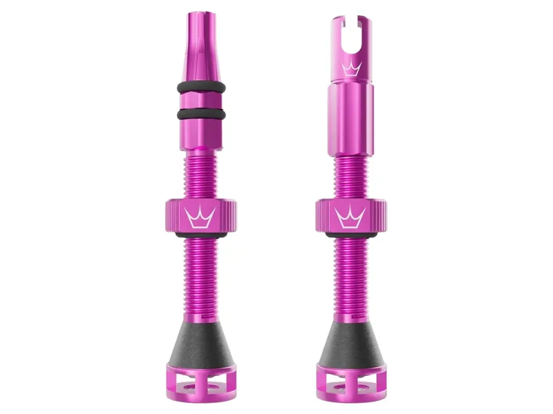 Peaty's Holeshot Fast Flow Tubeless Valves 42mm in Punch