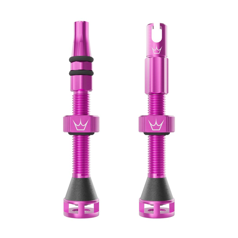 Balfes Bikes Peaty's Holeshot Fast Flow Tubeless Valves 42mm in Punch | Free postage over £30, £10 off first order, price match & 0% finance.