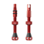 Peaty's Holeshot Fast Flow Tubeless Valves 42mm in Red