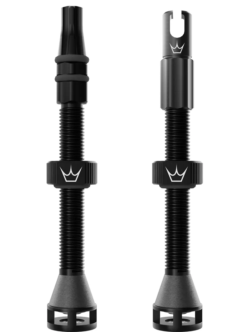 Peaty's Holeshot Fast Flow Tubeless Valves 60mm in Black