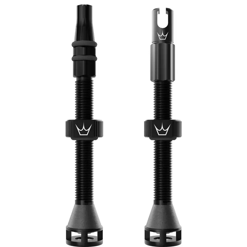 Balfes Bikes Peaty's Holeshot Fast Flow Tubeless Valves 60mm in Black | Free postage over £30, £10 off first order, price match & 0% finance.