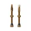 Peaty's Holeshot Fast Flow Tubeless Valves 60mm in Bourbon