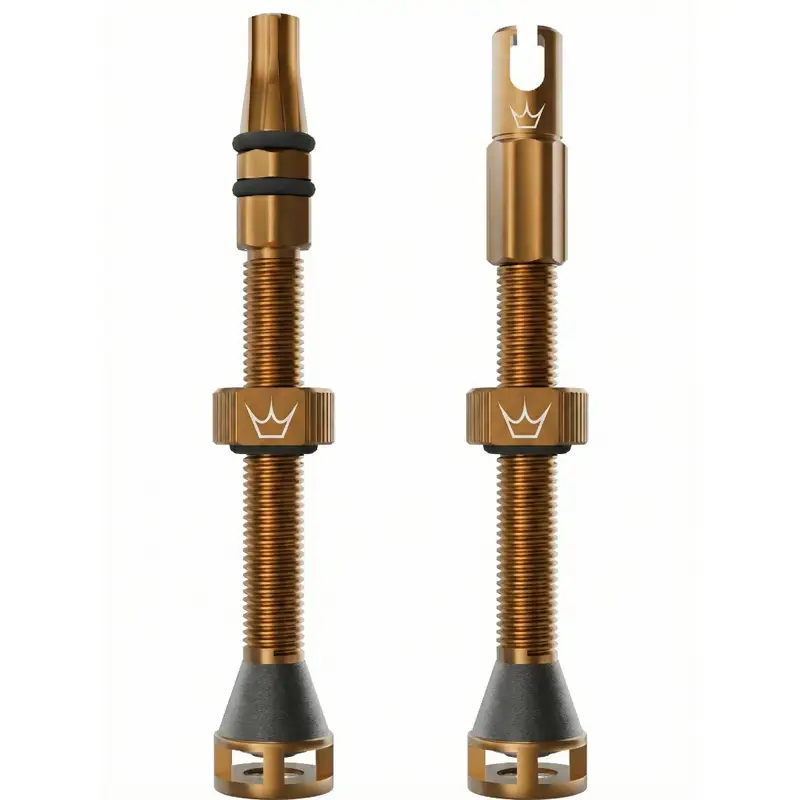 Balfes Bikes Peaty's Holeshot Fast Flow Tubeless Valves 60mm in Bourbon | Free postage over £30, £10 off first order, price match & 0% finance.