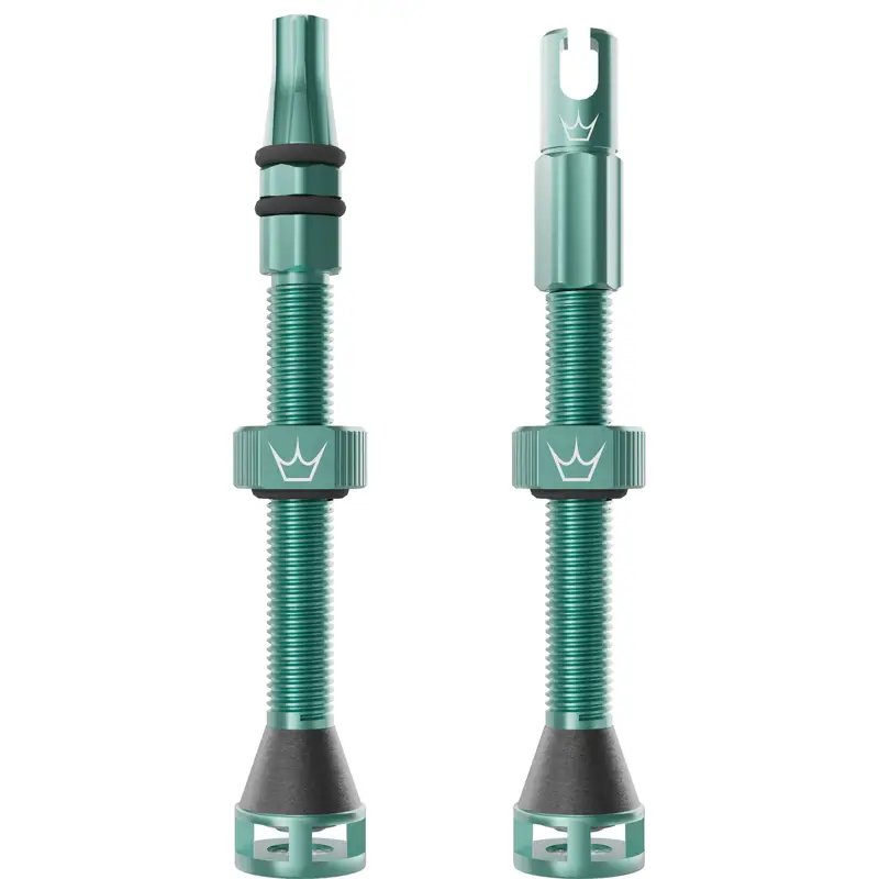 Balfes Bikes Peaty's Holeshot Fast Flow Tubeless Valves 60mm in Jade | Free postage over £30, £10 off first order, price match & 0% finance.