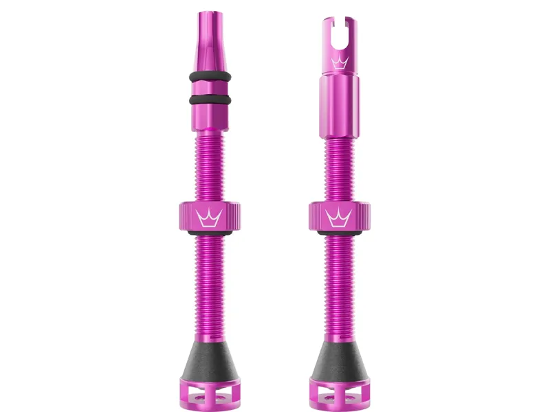 Peaty's Holeshot Fast Flow Tubeless Valves 60mm in Punch