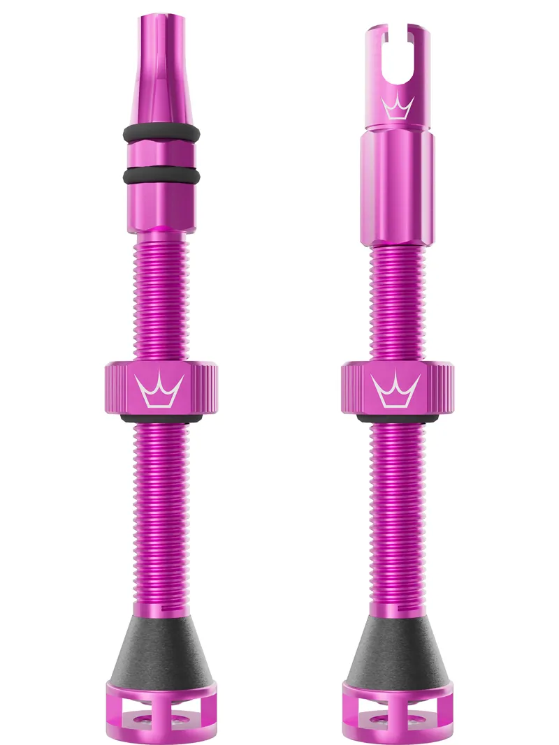 Peaty's Holeshot Fast Flow Tubeless Valves 60mm in Punch