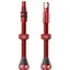 Peaty's Holeshot Fast Flow Tubeless Valves 60mm in Red