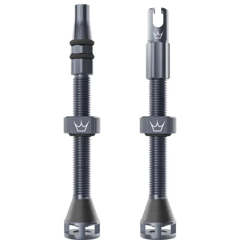 Balfes Bikes Peaty's Holeshot Fast Flow Tubeless Valves 60mm in Slate | Free postage over £30, £10 off first order, price match & 0% finance.
