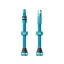 Peaty's Holeshot Fast Flow Tubeless Valves 60mm in Turquoise