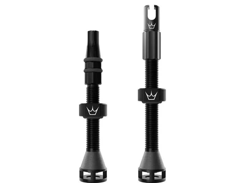 Peaty's Holeshot Fast Flow Tubeless Valves MX in Black