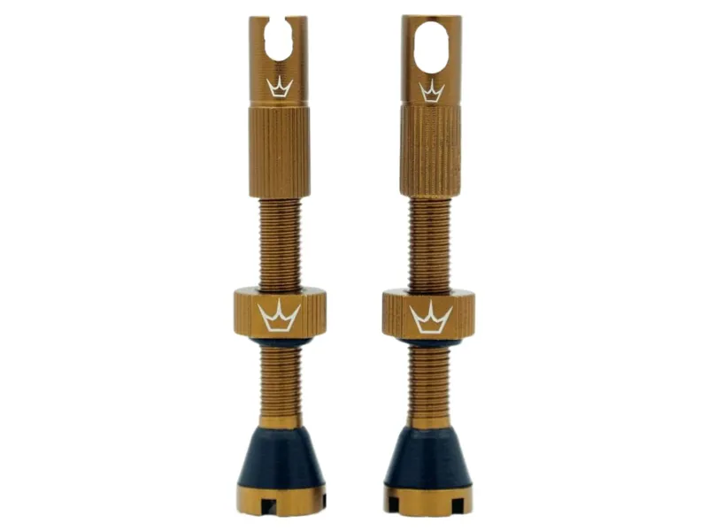 Peaty's x Chris King Tubeless MK2 Valves 42-80mm in Bourbon