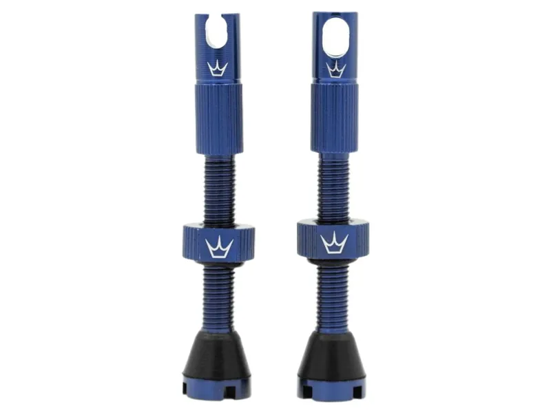 Peaty's x Chris King Tubeless MK2 Valves 42-80mm in Navy