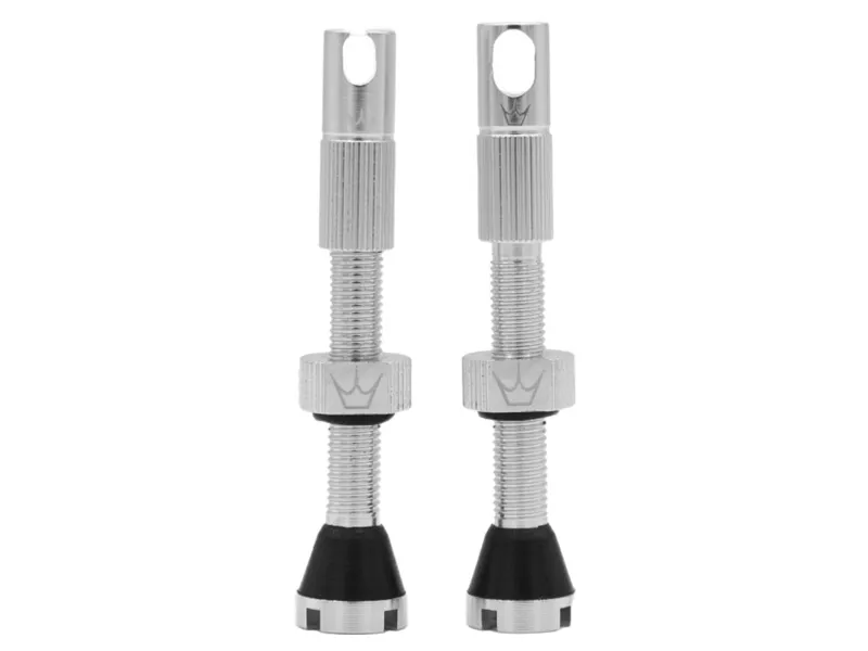 Peaty's x Chris King Tubeless MK2 Valves 42-80mm in Silver