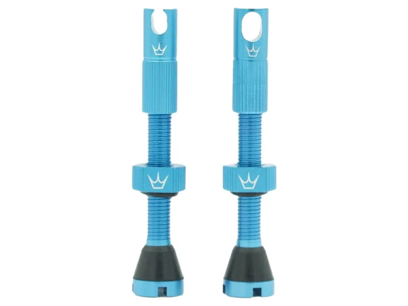 Peaty's x Chris King Tubeless MK2 Valves 42-80mm in Turquoise