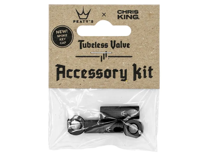 Peaty's x Chris King Tubeless Valve Accessory Kit in Black