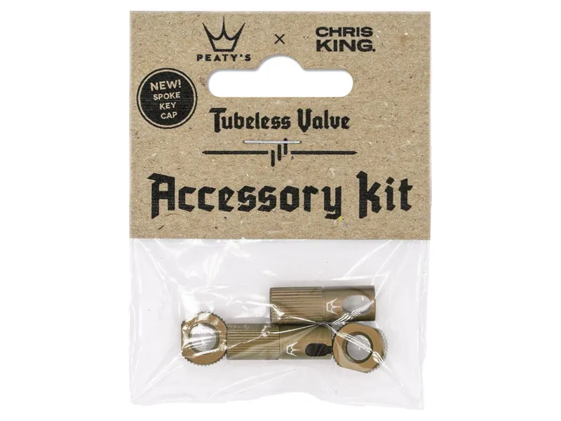 Peaty's x Chris King Tubeless Valve Accessory Kit in Bourbon