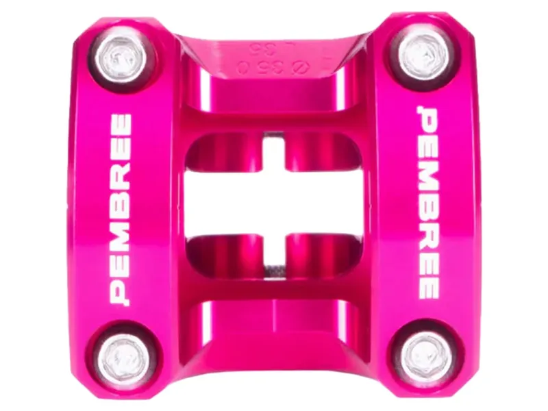 Pembree GCS Stem 31.8/35mm 0 Degrees in Pink-2