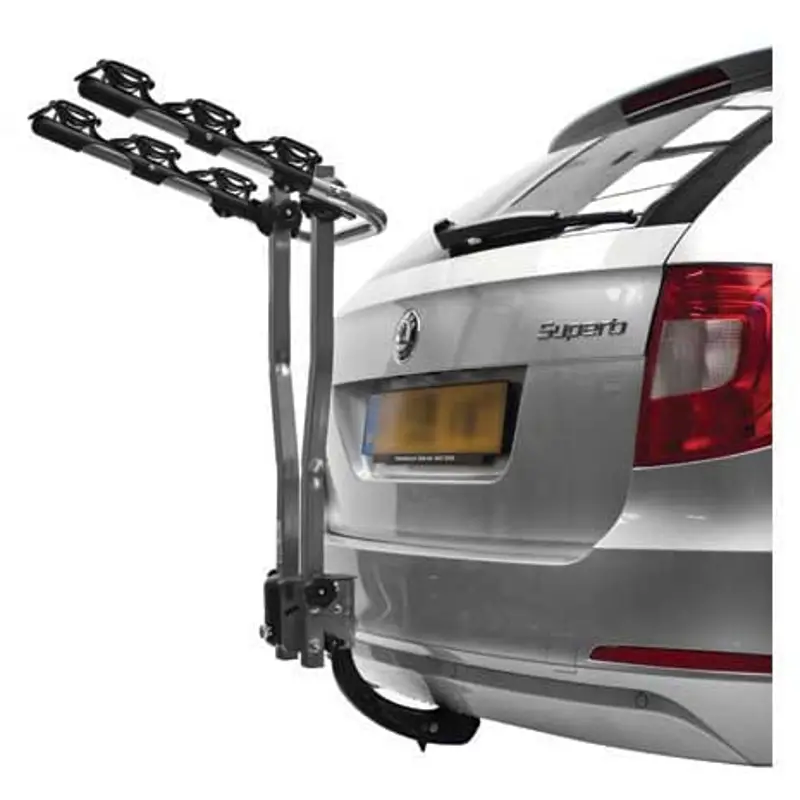 Balfes Bikes Peruzzo Arezzo Towball Mounted 3 Bike Carrier in Silver | Free postage over £30, £10 off first order, price match & 0% finance.