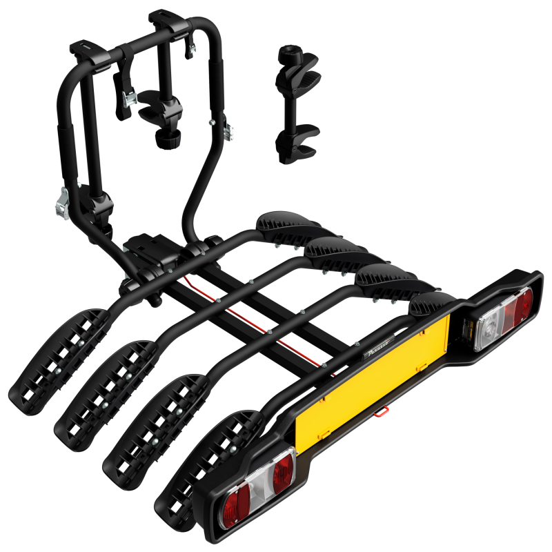 Peruzzo Siena 4 Bike Tow Ball Carrier Car Rack in Black-1