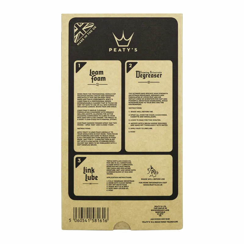Peaty's Wash Degrease Lubricate Bicycle Cleaning Kit-2