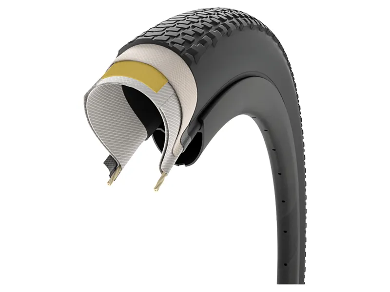 Pirelli Cinturato Gravel H High Performance 700c Tubeless Ready Tyre in Black-4
