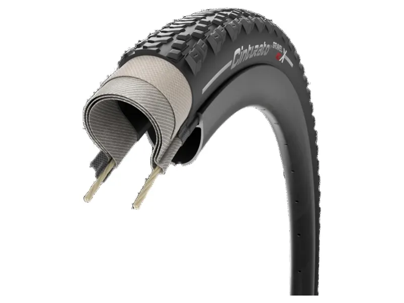 Pirelli Cinturato Gravel RC X 700x40c Speedgrip Tyre in Black-1