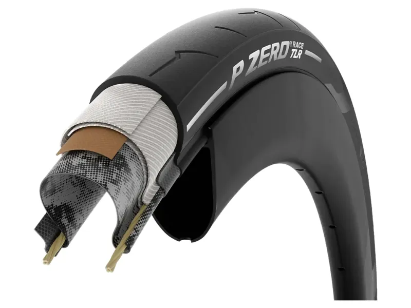 Pirelli P Zero Race TLR 700x28c Speedcore OE Road Tyre in Black-1