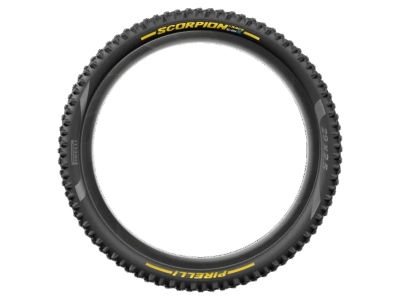 Pirelli Scorpion Race DH S Dualwall+ SmartEVO Yellow 29x2.50 Tyre in Black-1