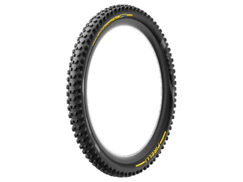 Pirelli Scorpion Race DH S Dualwall+ SmartEVO Yellow 29x2.50 Tyre in Black-2