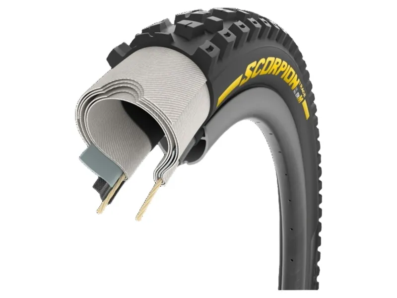 Pirelli Scorpion Race Enduro M 29x2.50 Tyre in Black/Yellow-4
