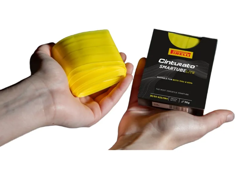 Pirelli SmarTUBE LITE CINTURATO Inner Tube 29/27.5x35-50 PV 42mm in Yellow-1