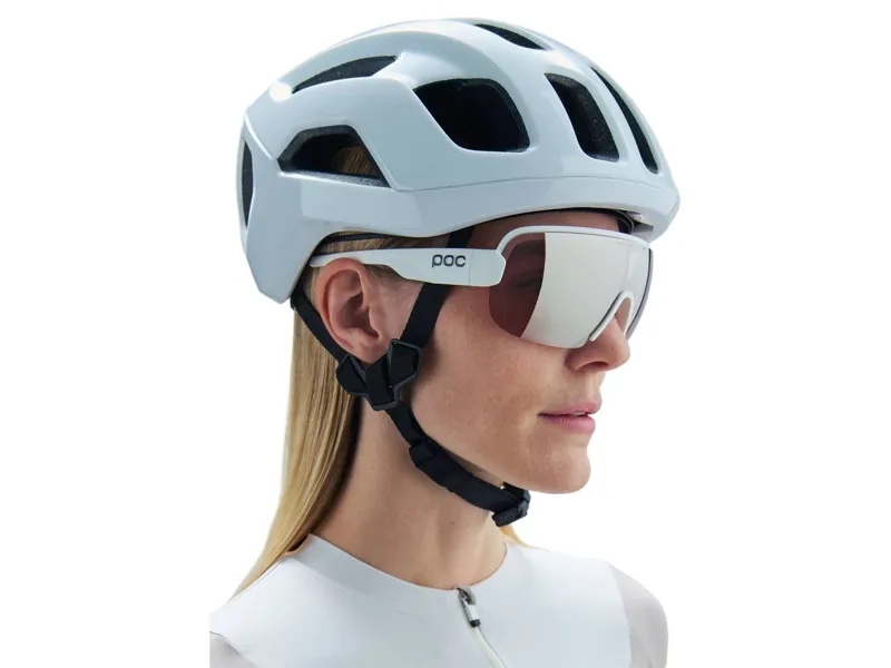 POC Aim Sunglasses in Hydrogen White/Clarity Trail/Partly Sunny Silver-3