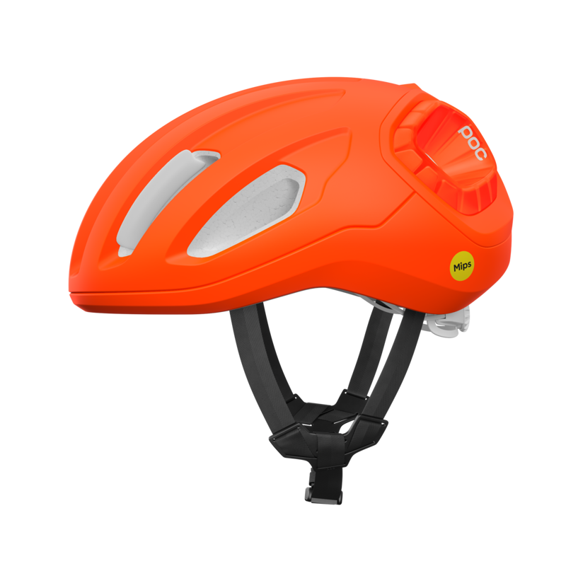 POC Amidal MIPS Road Helmet in Fluorescent Orange-2