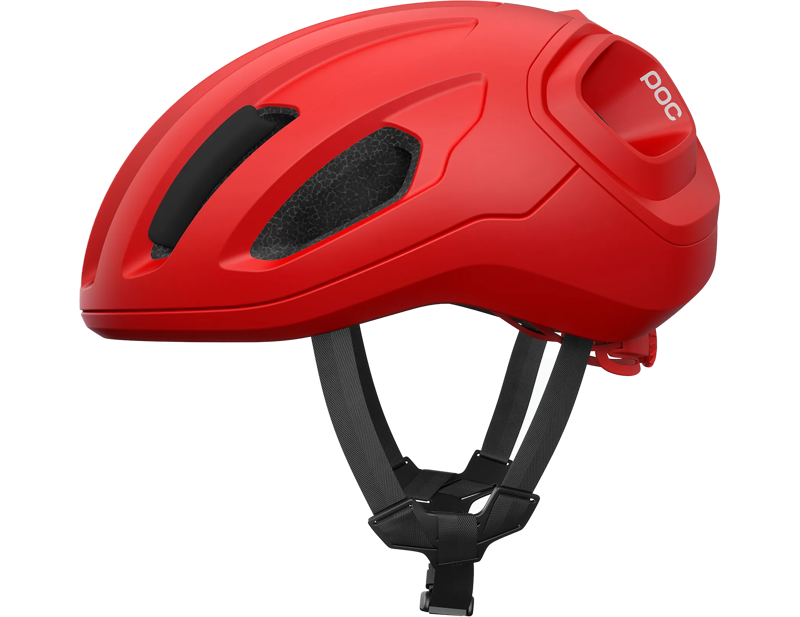 POC Amidal MIPS Road Helmet in Prismane Red-2
