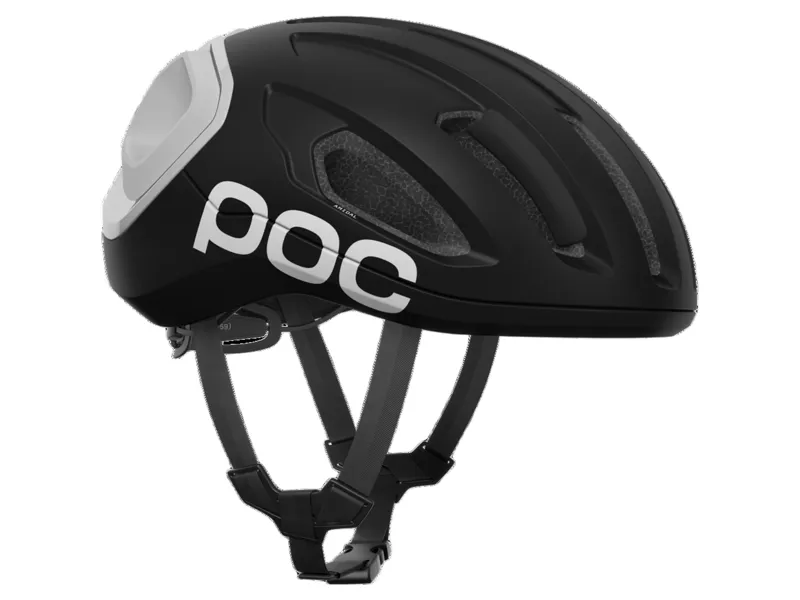 POC Amidal MIPS Road Helmet in Uranium Black/Hydrogen White