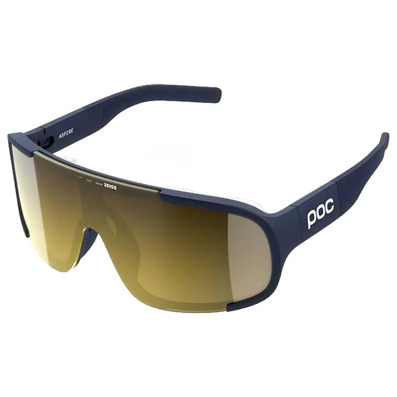 Balfes Bikes POC Aspire Wide Frame Sunglasses in Apatite Navy/Clarity Road | Free postage over £30, £10 off first order, price match & 0% finance.