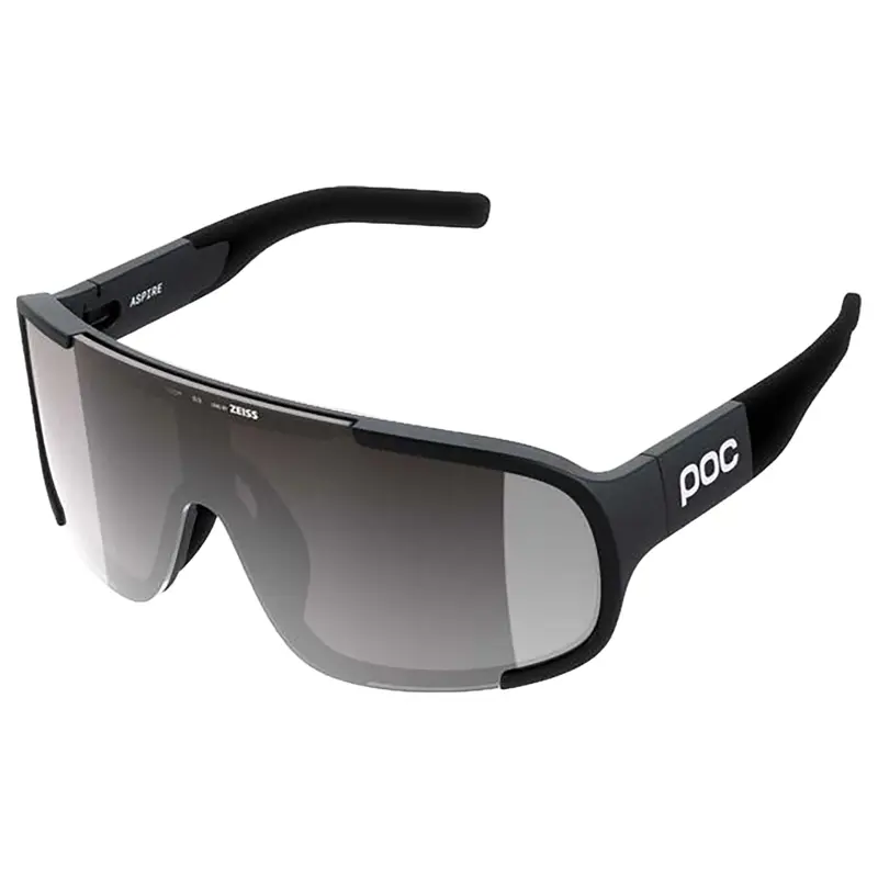 Balfes Bikes POC Aspire Wide Frame Sunglasses in Uranium Black/Clarity Road | Free postage over £30, £10 off first order, price match & 0% finance.