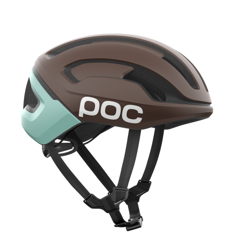 POC Omne Air WF MIPS Road Helmet in Bronzite Brown / Lazurite Blue-2