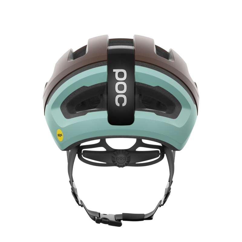 POC Omne Air WF MIPS Road Helmet in Bronzite Brown / Lazurite Blue-3