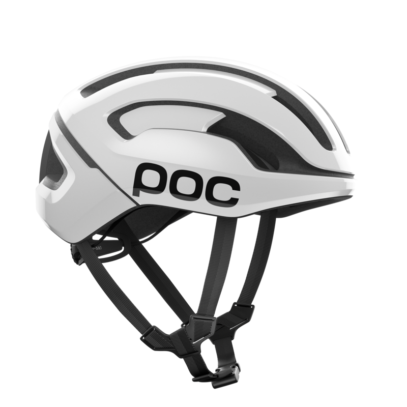POC Omne Air WF MIPS Road Helmet in Hydrogen White/ Uranium Black-2