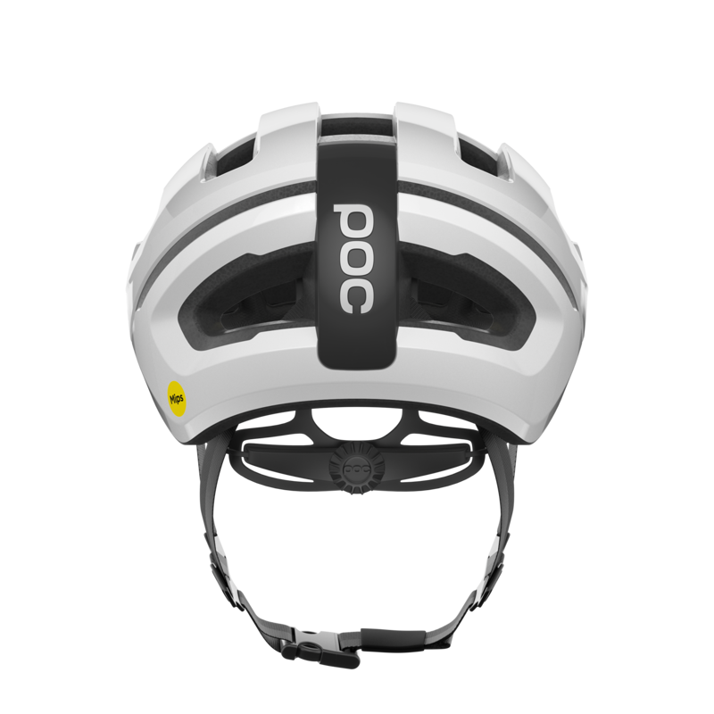 POC Omne Air WF MIPS Road Helmet in Hydrogen White/ Uranium Black-3